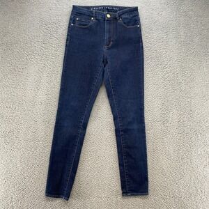 Articles of Society Skinny Jeans Womens Size 25 High Rise Dark Wash Cotton Blend